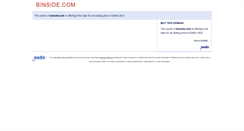 Desktop Screenshot of binside.com