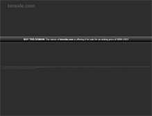 Tablet Screenshot of binside.com